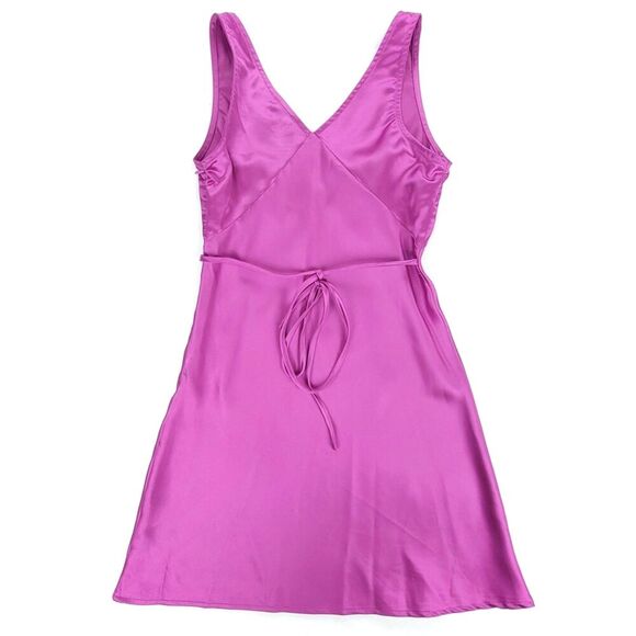PRINCESS POLLY Nellie 90s Mini Slip Dress Purple Satin Y2k Glam Clean Girl 0 - Picture 5 of 10